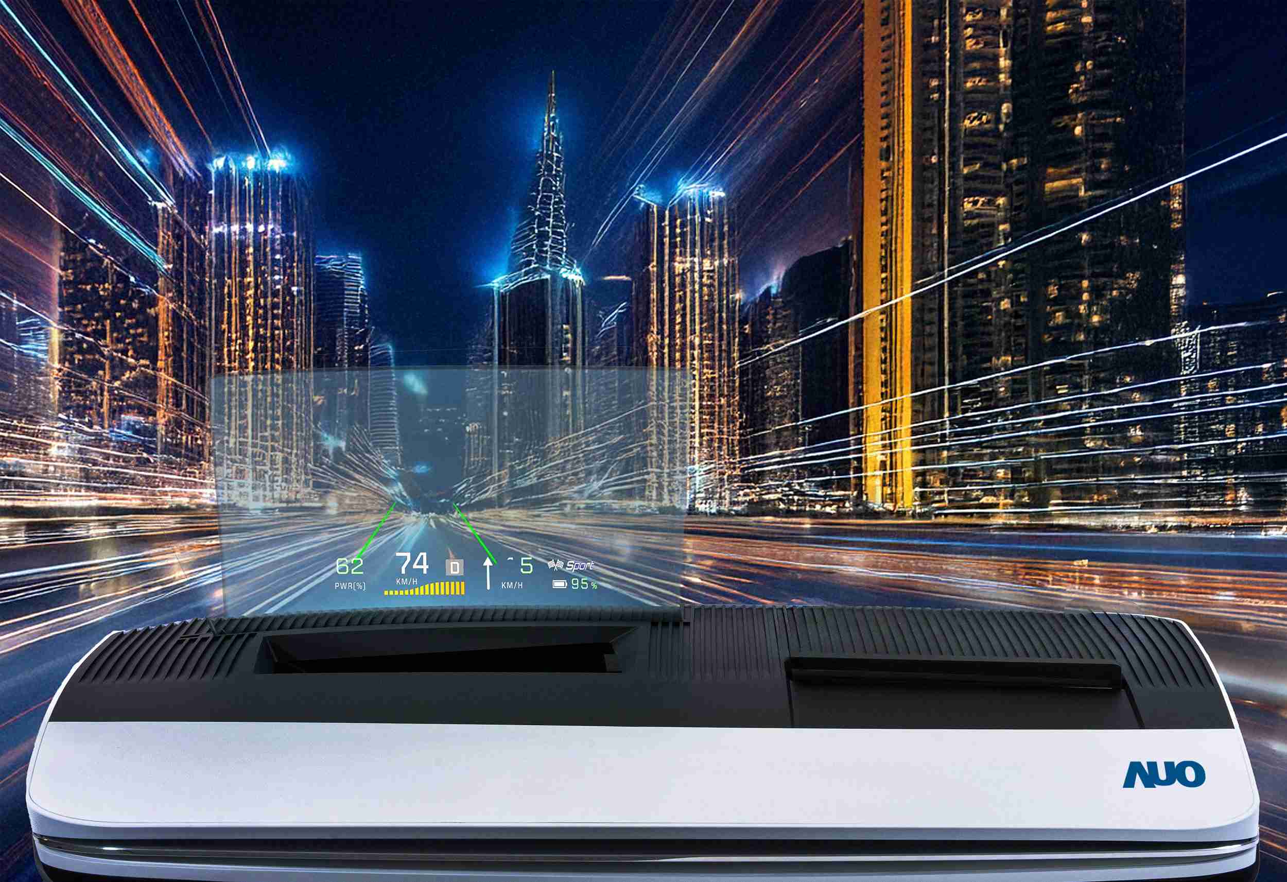 28国际推出13吋Micro LED抬头显示器，，，，提供高入眼亮度、、、高色彩饱和度的显示质量，，，在阳光下或黑暗中都清晰可见，，，并利用Micro LED模块体积小的优势，，解决车用空间有限的痛点